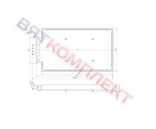 Конфорка КЭТ-0,17/4 кВт. на Тэнах 530*320*40 мм